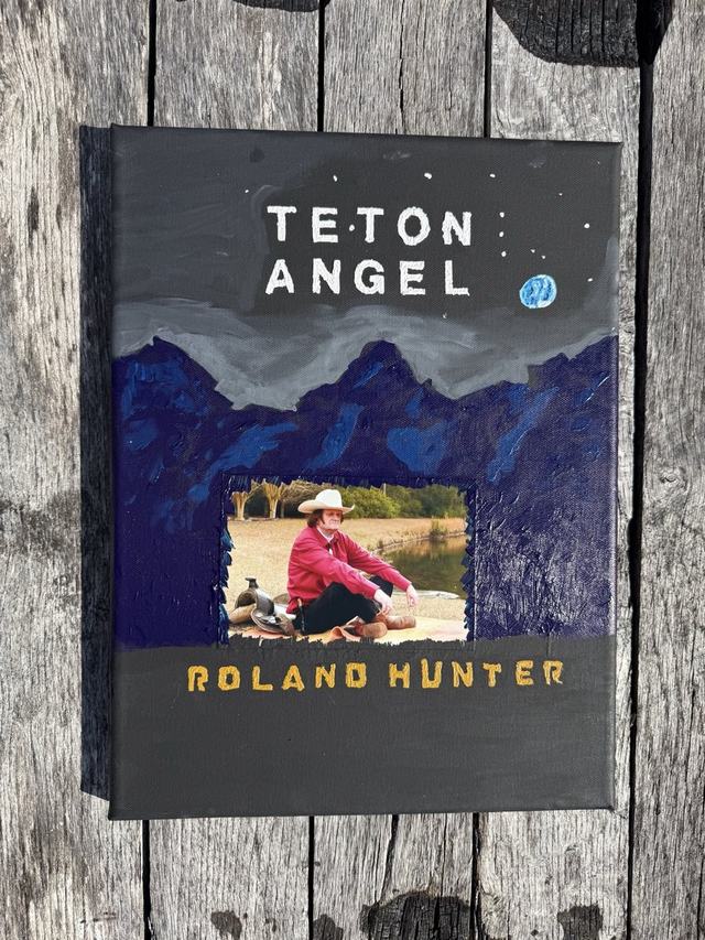 Roland Hunter's hand-painted early cover for Teton Angel